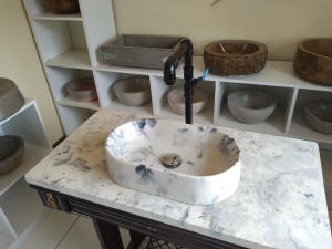 Cuba Oval lisa artesanal para Banheiro e Lavatório - GRIFE 134