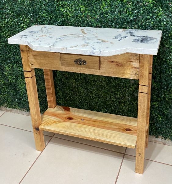 Aparador com tampo de Concreto 80x37x80 cm - Grife 151
