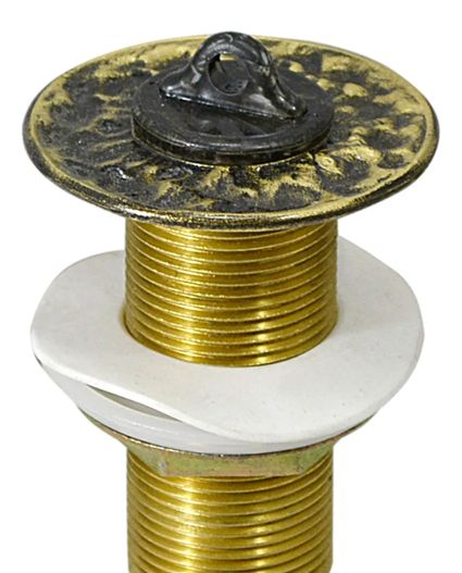 Válvula Ralo Lavatório 7/8 Cuba Pia Ouro Velho Retro Vintage